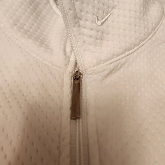 Nike Golf Women's Tour Performance White Zip Up Jacket - Picture 9 of 13